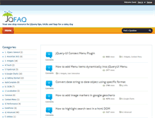 Tablet Screenshot of jqfaq.com